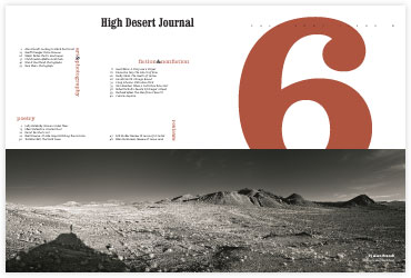 High Desert Journal page spread page spread